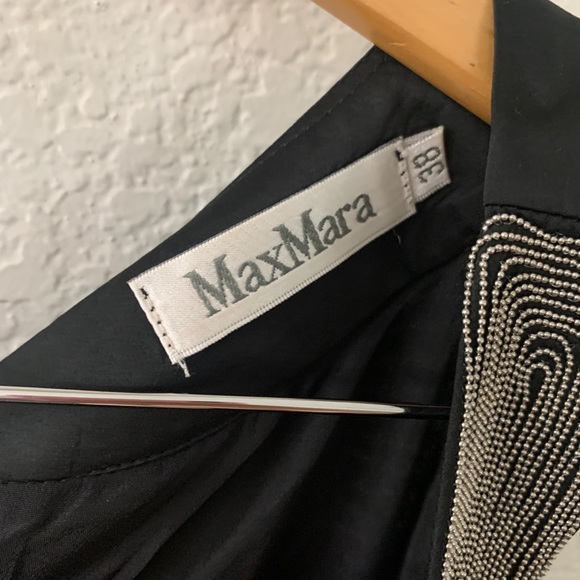 MaxMara Silk Beaded Sleeveless Top - Picture 7 of 8